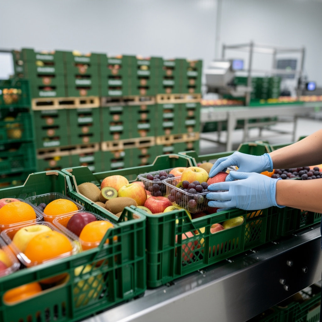 Angie Fruits Pte Ltd professional pre-packing and value-added processing service with AI-enabled fruit sorting and customizable packaging for exporters